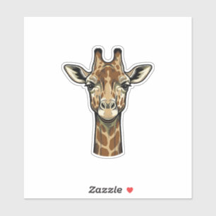 Vintage Engraving Giraffe Vector Art Design_1