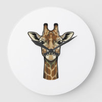 Vintage Engraving Giraffe Vector Art Design_1