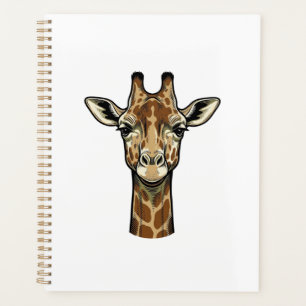 Vintage Engraving Giraffe Vector Art Design_1 Planner