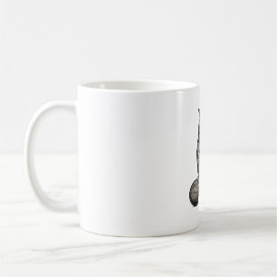 Vintage Engraving Owl Soccer Coach Shirt Design_1 Coffee Mug