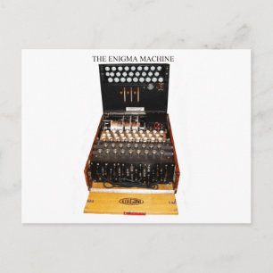 Vintage Enigma machine military secret codes Postcard