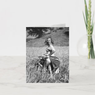 Vintage "Enjoying the Great Outdoors" Card