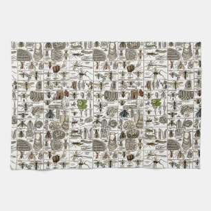 Vintage Entomology Tea Towel