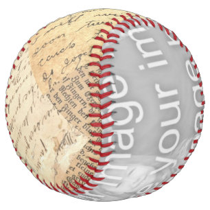 Vintage Ephemera Add Your Own Photo Softball