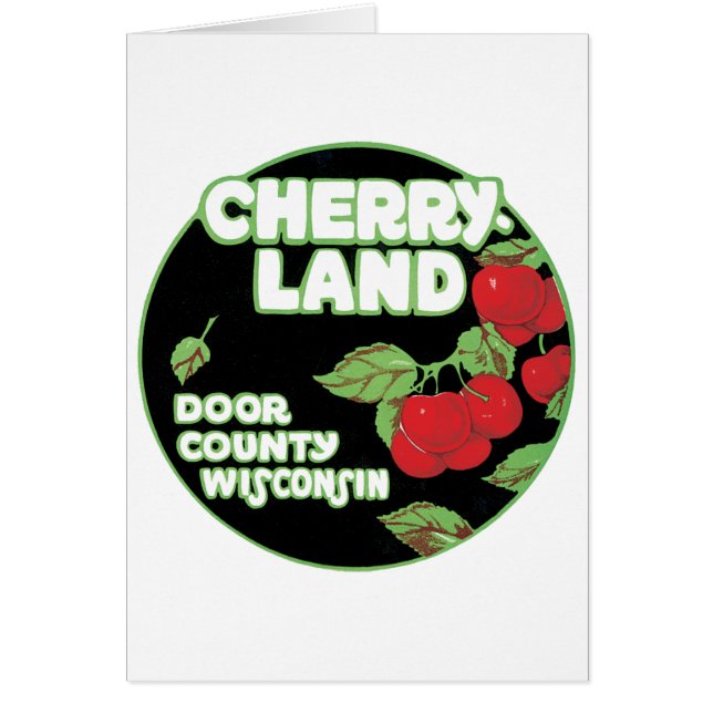 Vintage Ephemera, Cherryland Door County Wisconsin (Front)