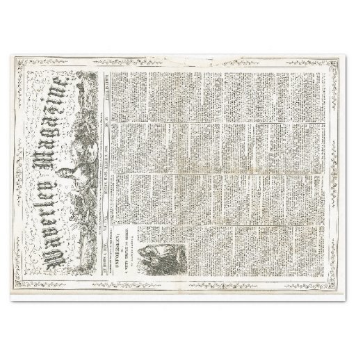 Image of Vintage Ephemera Decoupage Paper