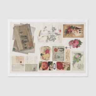 Vintage Ephemera No.1 Tissue Paper