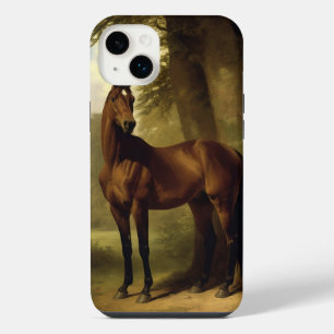 Vintage Equestrian Brown Hunter Horse Painting iPhone 14 Plus Case