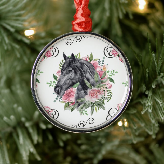Vintage Equestrian Christmas Ornament Keepsake (Tree)