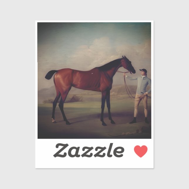 Vintage Equestrian Stickers (Sheet)