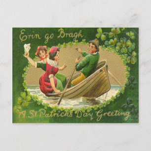 Vintage Erin Go Bragh St Patrick's Day Card