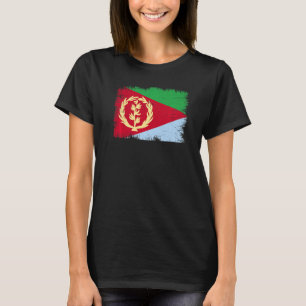 Vintage Eritrea Flag Eritrean Independence Day Pre T-Shirt