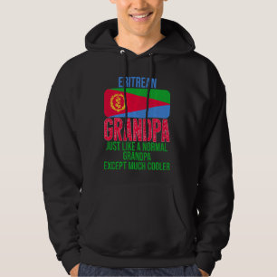 Vintage Eritrean Grandpa Eritrea Flag For Father S Hoodie