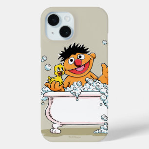 Vintage Ernie in Bathtub iPhone 15 Case