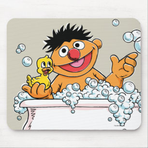 Vintage Ernie in Bathtub Mouse Mat