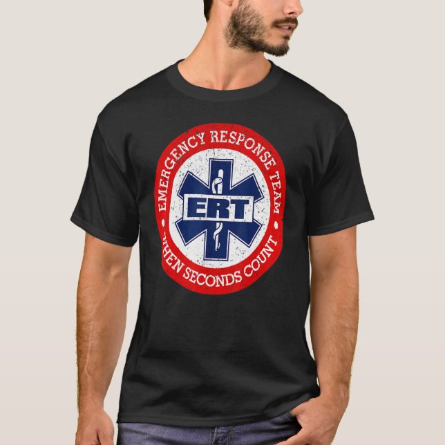 Vintage Ert Emergency Response Team T-Shirt (Front)