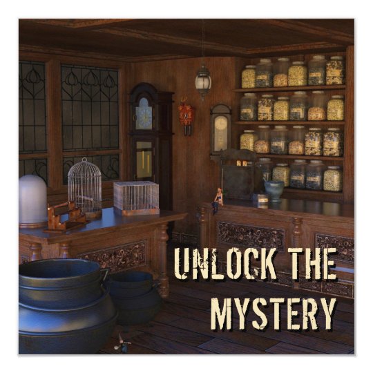 Vintage Escape Room Party Birthday Invitation Zazzle Co Uk