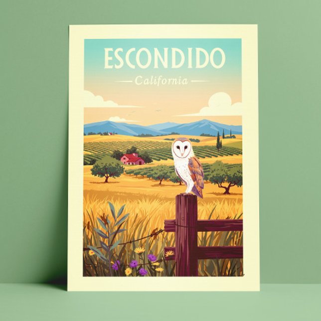 Vintage Escondido California Postcard (Creator Uploaded)