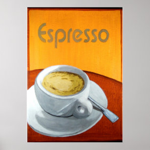 Vintage Espresso Coffee Poster