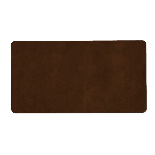 Vintage Espresso Dark Brown Parchment Paper Blank (Front)