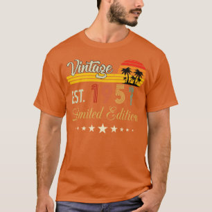 Vintage Est 1951 Limited Edition Birthday T-Shirt