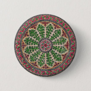 Vintage Estramonio Chapa Herbolario 6 Cm Round Badge