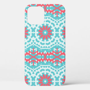 Vintage ethnic colourful bohemian pattern in brigh iPhone 12 case
