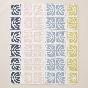 Vintage Ethnic: Seamless Artistic Design Sherpa Blanket