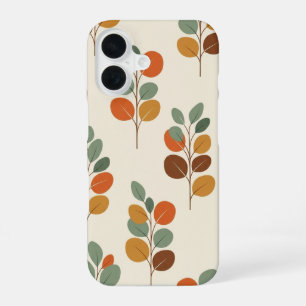 Vintage Eucalyptus Leaf Pattern  iPhone 16 Case