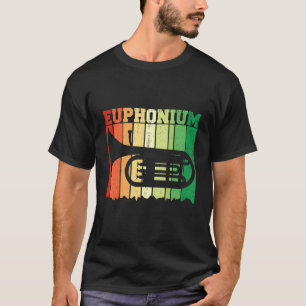 Vintage Euphonium Player Baritone Music Instrument T-Shirt