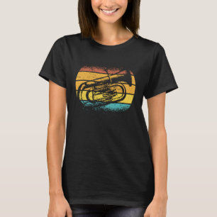 Vintage Euphonium Player Brass Instrument T-Shirt