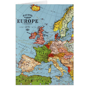Vintage Europe 20th Century General Map