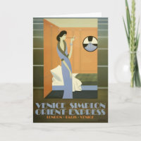 Vintage Europe by Train Orient Express Travel Post