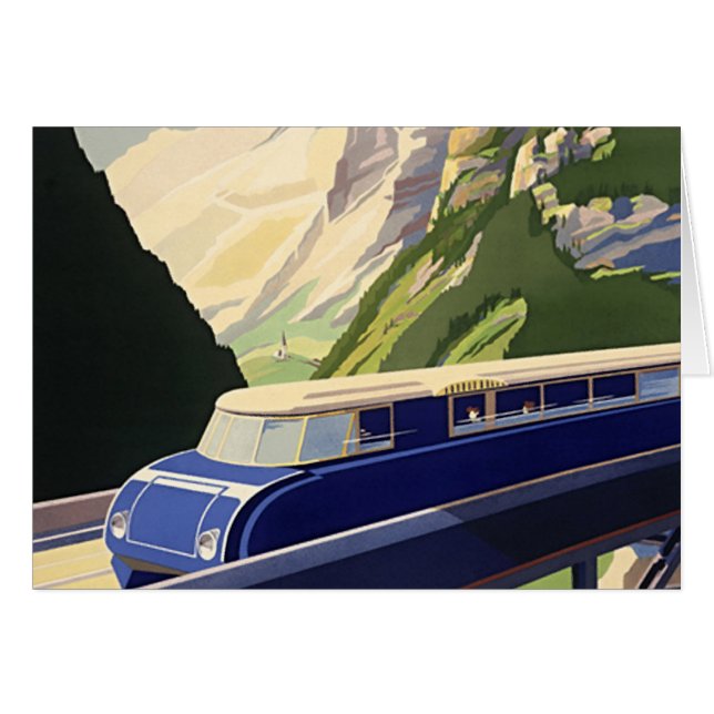 Vintage Europe Rail Travel (Front Horizontal)