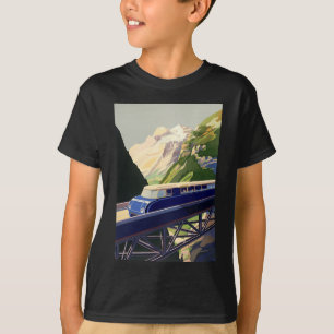 Vintage Europe Rail Travel T-Shirt