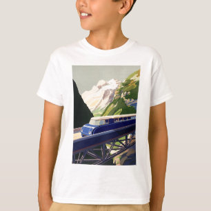 Vintage Europe Rail Travel T-Shirt