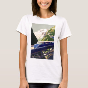 Vintage Europe Rail Travel T-Shirt