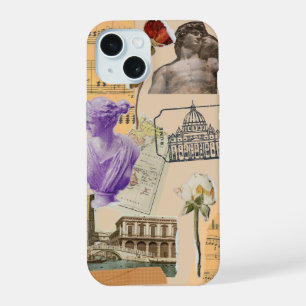 Vintage Europe Travel Collage Phone Case