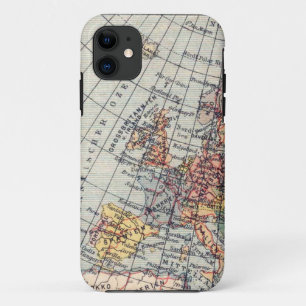 Vintage European Map iPhone 5 Case-Mate 11 Case