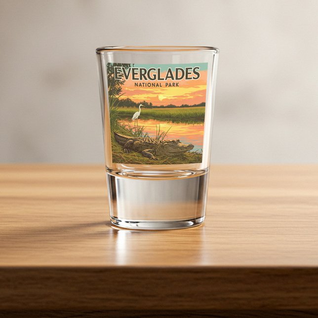 Vintage Everglades National Park Shot Glass (Creator Uploaded)