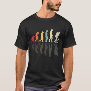 Vintage Evolution Cricket Batting Hobby T-Shirt