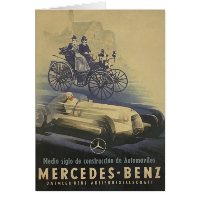 Vintage Evolution of the Classic Car (Front)