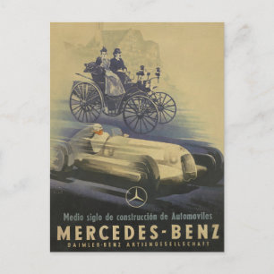 Vintage Evolution of the Classic Car Postcard