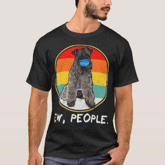 Vintage Ew People Kerry Blue Terrier Dog Wearing F T-Shirt