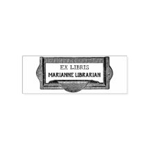 Vintage "EX LIBRIS" Library Hardware Bookplate