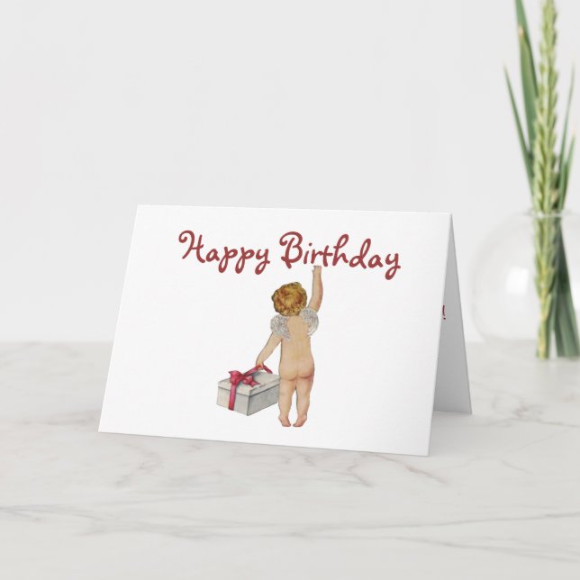Vintage Expression Birthday Card (Front)