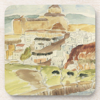 Vintage Expressionism, Almeria by Walter Gramatte Coaster