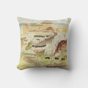 Vintage Expressionism, Almeria by Walter Gramatte Cushion