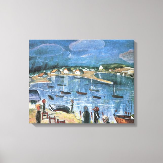 Vintage Expressionism, Hidensee by Walter Gramatte Canvas Print (Front)