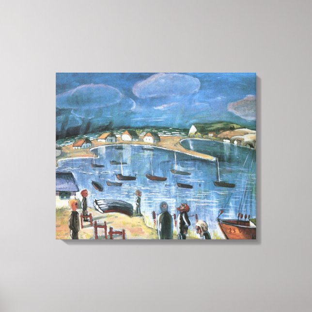 Vintage Expressionism, Hidensee by Walter Gramatte Canvas Print (Front)
